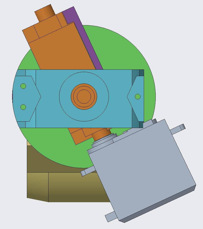 Pitch-Yaw-Roll upper neck, yawed right viewing from above