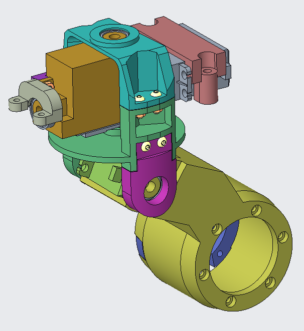 Full neck assembly, rear view