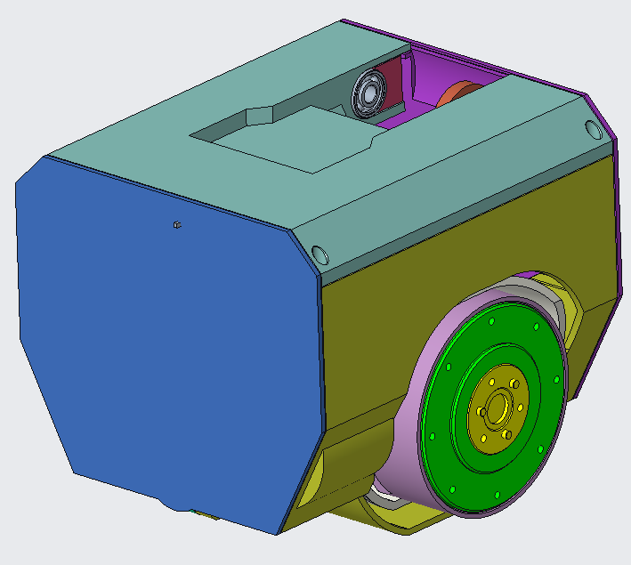 Rear of torso subassembly