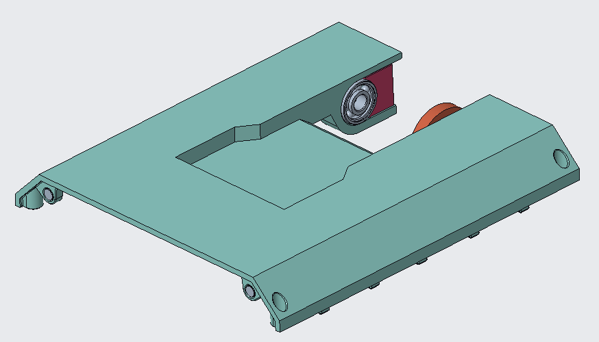 Upper torso assembly rear view