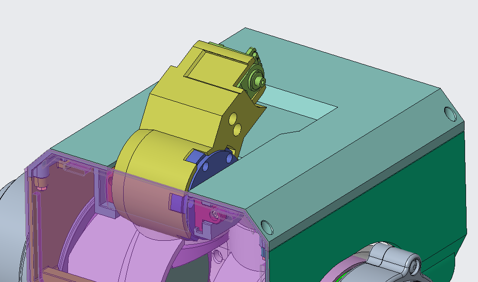 Torso assembly and neck front view